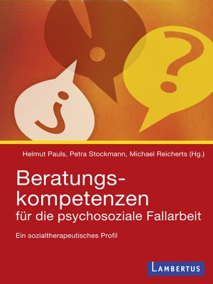 cover image of Beratungskompetenzen für die psychosoziale Fallarbeit